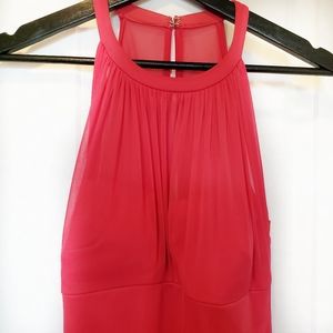 David's Bridal Illusion Neckline Long Form…